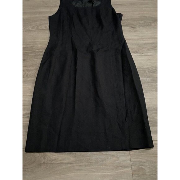 Women's PREVIEW COLLECTION BLACK SLEEVELESS DRESS Size 10 MIDI Chic - Picture 4 of 15